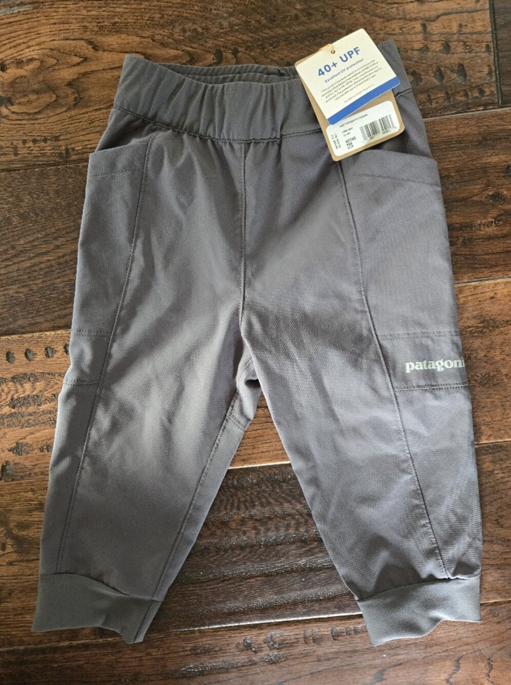 NWT Patagonia Baby Terrebonne Joggers Forge Grey 12-18M